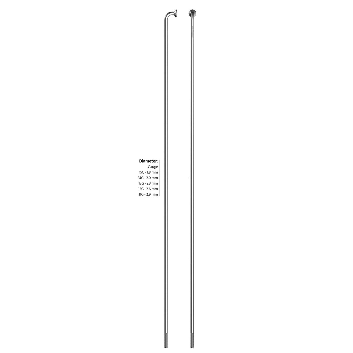 Roland Sapim Spaak 14-190 Líder de acero inoxidable sin Nippel (100º)