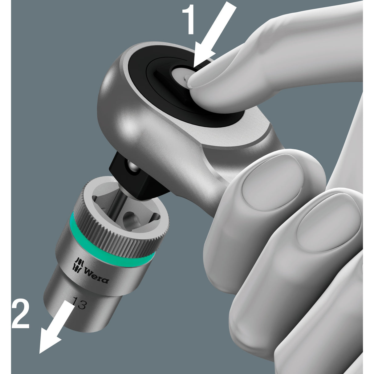 WAA 8100 SA 10 ZYKLOP METAL RATEST SET, 1 4