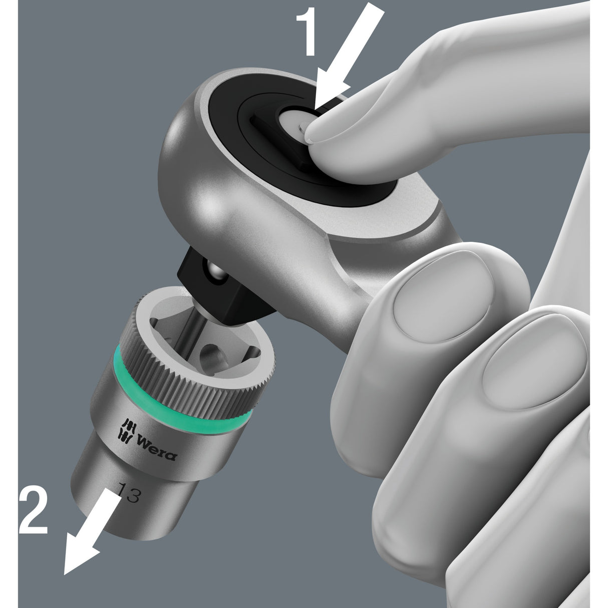 Waa 8100 Sa 7 Zyklop Metal Rattens setze véier