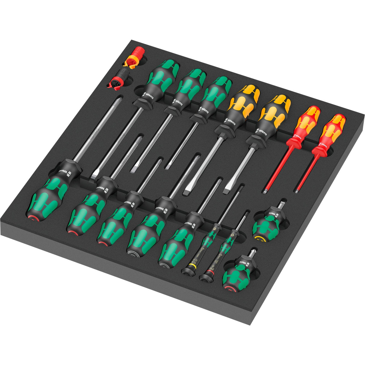 Wera 9710 Foaming insert with screwdriver