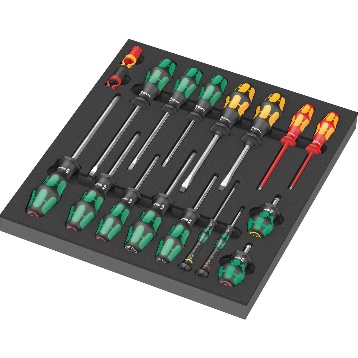 Wera 9710 Foaming insert with screwdriver