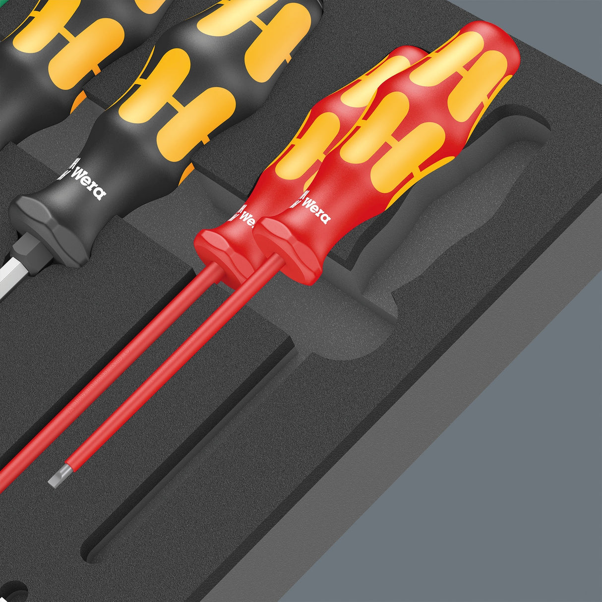 Wera 9710 Foaming insert with screwdriver
