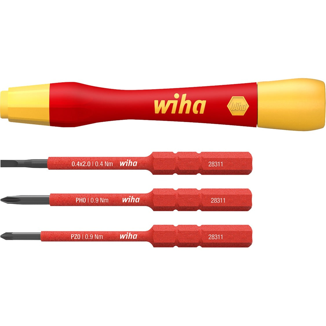 Wiha Fine Screwdriver Set Picofinish Slimvario Elect