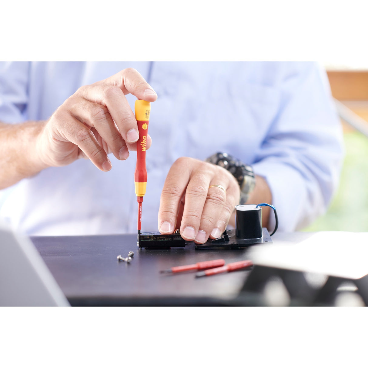 Wiha Fine Screwdriver Set Picofinish Slimvario Elect