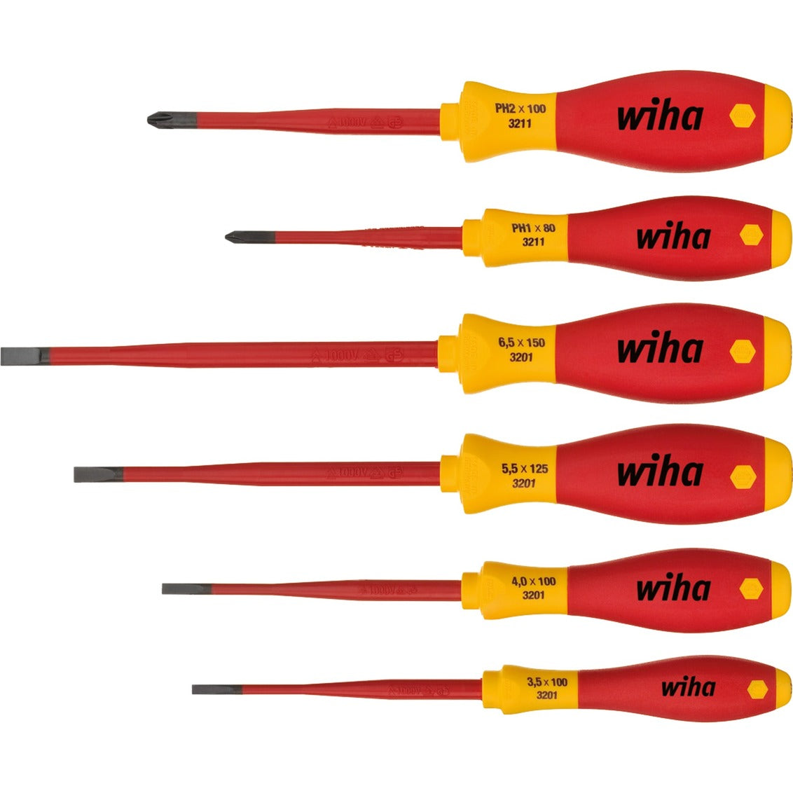 Wiha screwdriver set SoftFinish Electric Slimfix