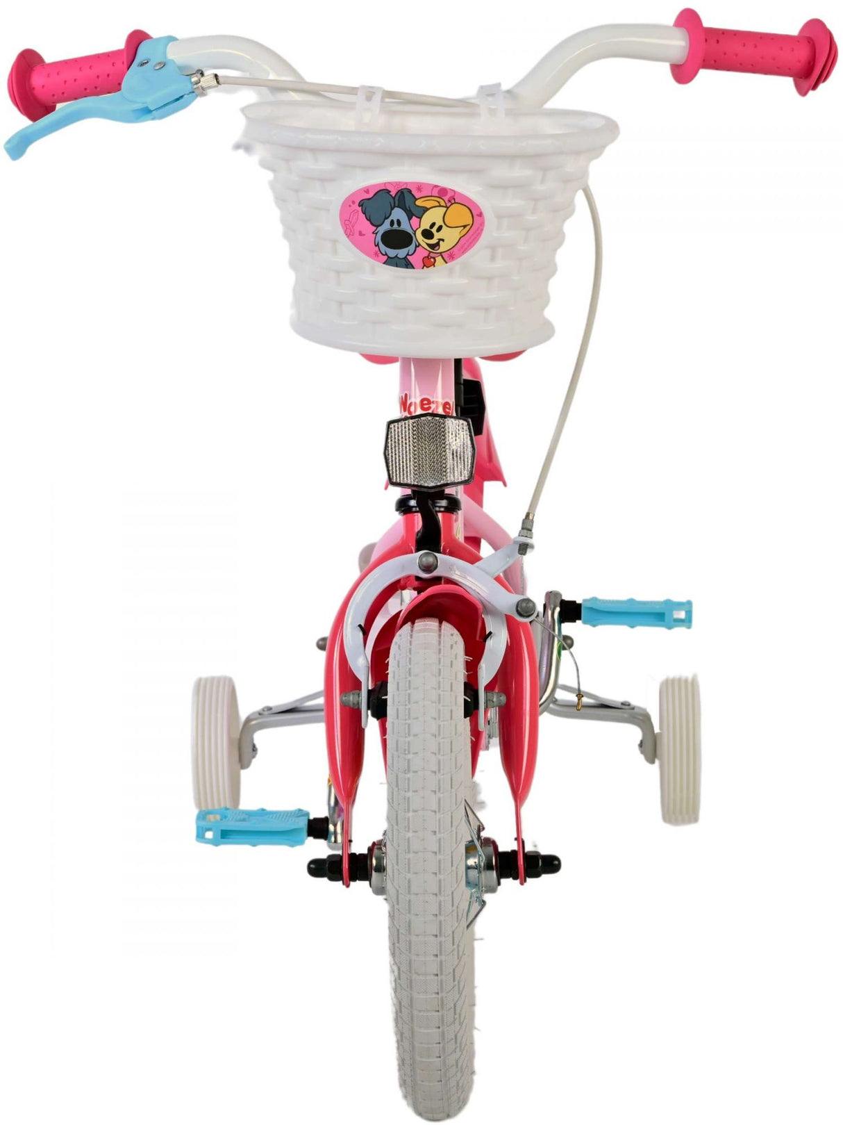 Woezel Pip Children's Bike - Girls - 12 Inch - Pink