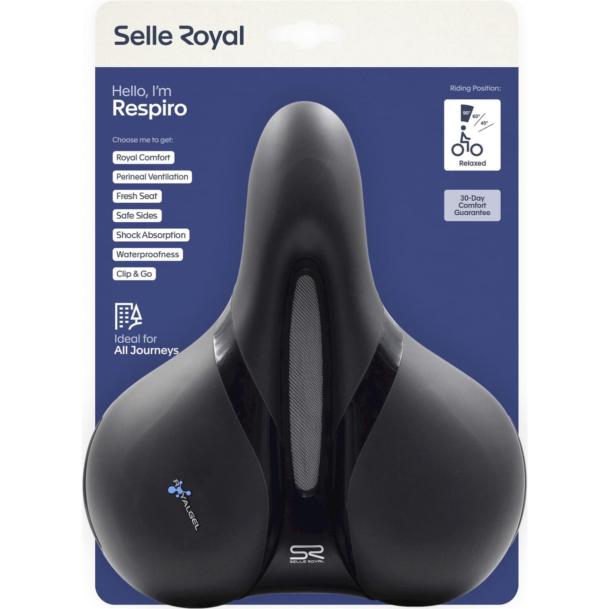 Selleroyal Selle Saddle Royal 5132 Respiro avslappnad