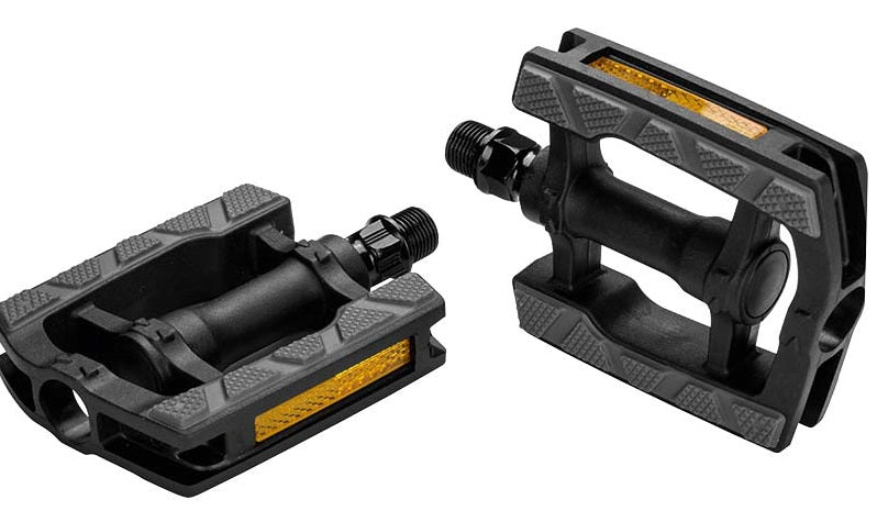 Ergotec 857 Pedal Set Anti -slip 9 16 tommer sort