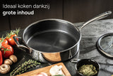 Arbaer Span Induction Ø 28 cm with honeycomb anti-stick coating with lid