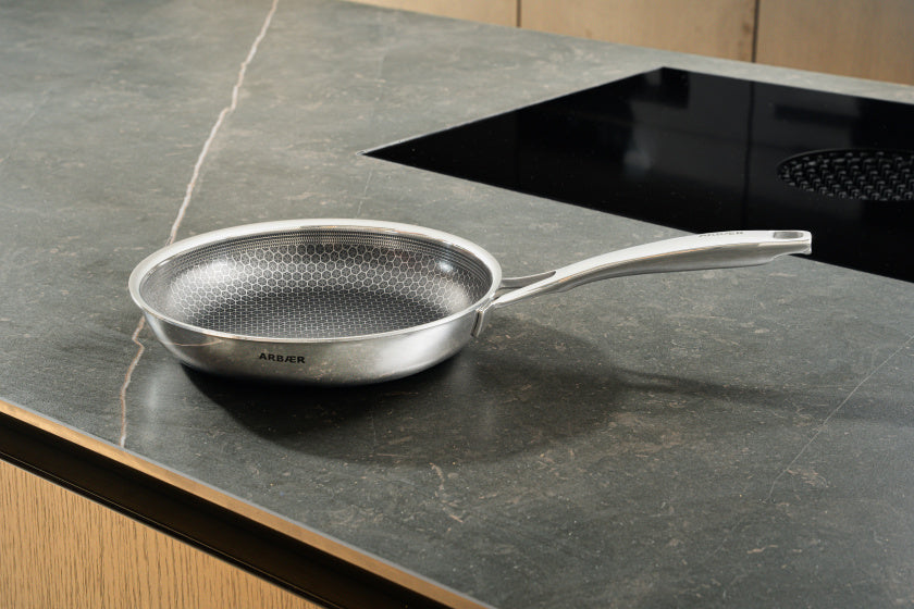 Arbaer frying pan induction Ø 24 cm with honeycomb anti-stick coating