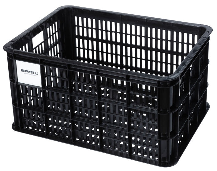 Basil Fietskrat L - Large - 40 litrů - černá