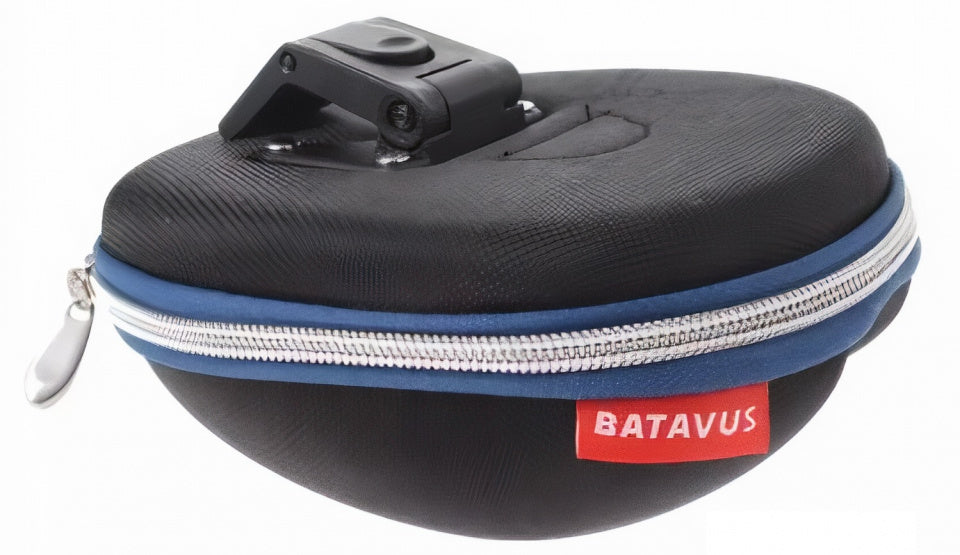 Batavus Saddle Bags con contenido Klick 1.3 litros Black Blue