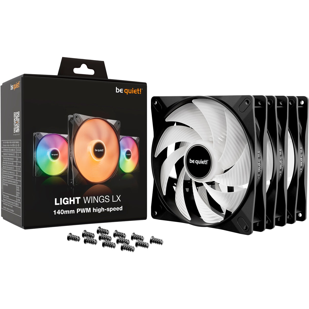 Vær stille! Lett LX 140mm PWM høyhastighets trippelpakke