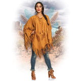 Boland Verkleedponcho Indiaan Dames Bruin One Size