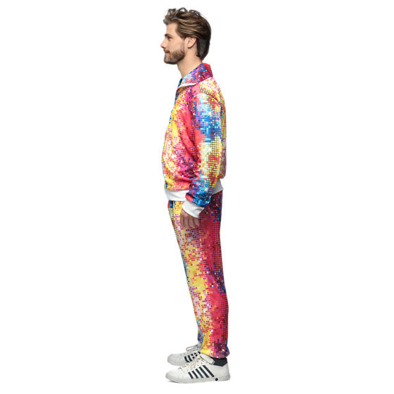 Boland Disco Dude Tracksuit Men Multicolor Størrelse M