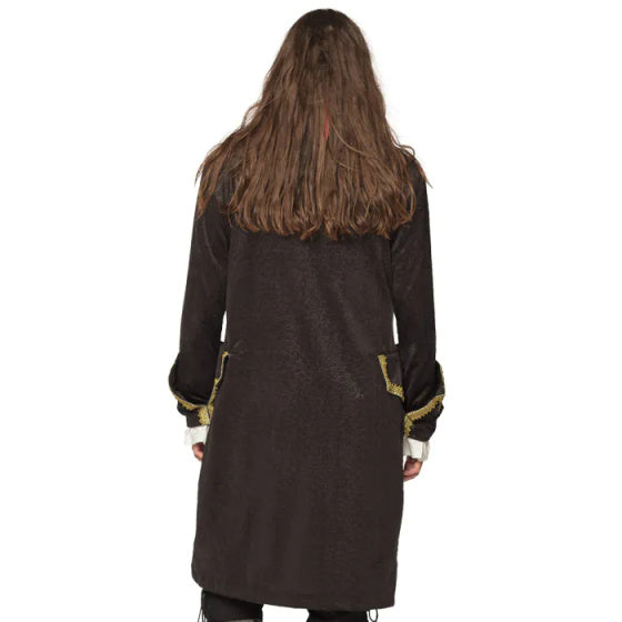 Boland Pirate jacket Polyester Men Black Gold Size XL (54)