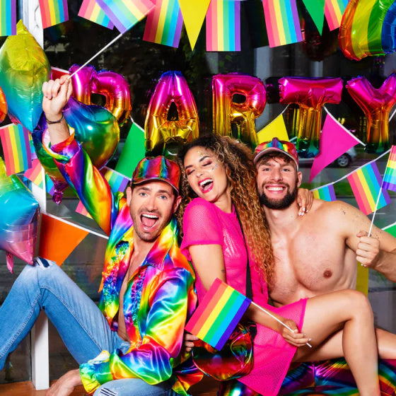 Boland St. Partyhemd Regenbogengröße XL