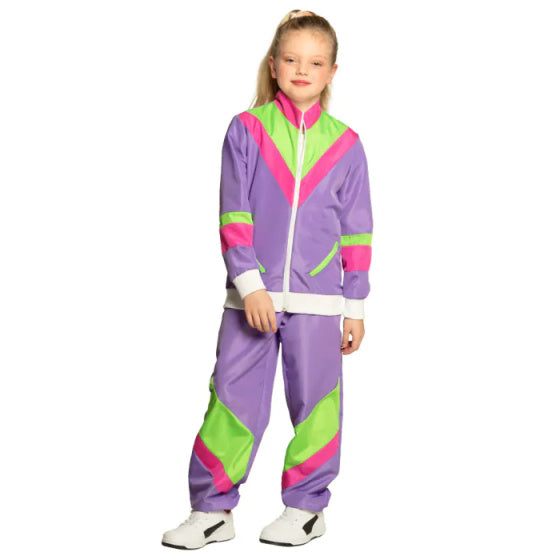Boland Trainingspak Retro Junior Polyester mt 10-12 Jaar