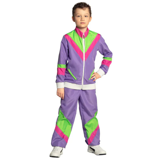 Boland Trainingspak Retro Junior Polyester mt 10-12 Jaar