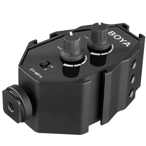 Adaptateur audio boya by-MP4 pour smartphone, reflex numérique, caméscopes et PC