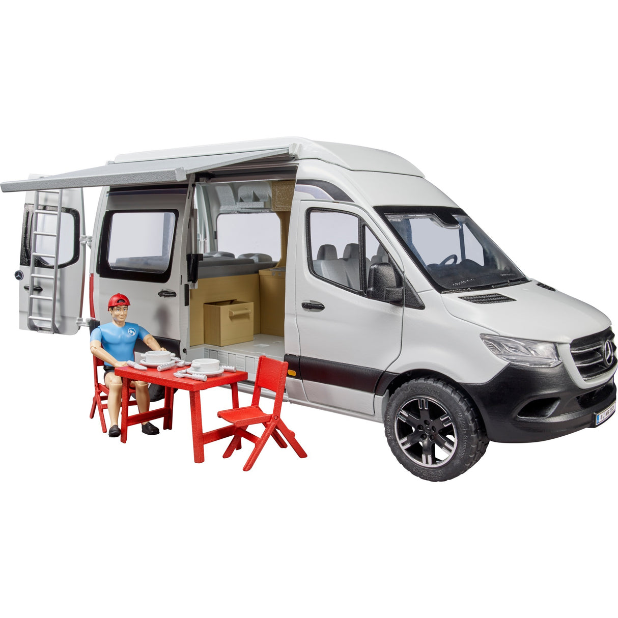 Bruder Mercedes Benz Sprinter camper with driver