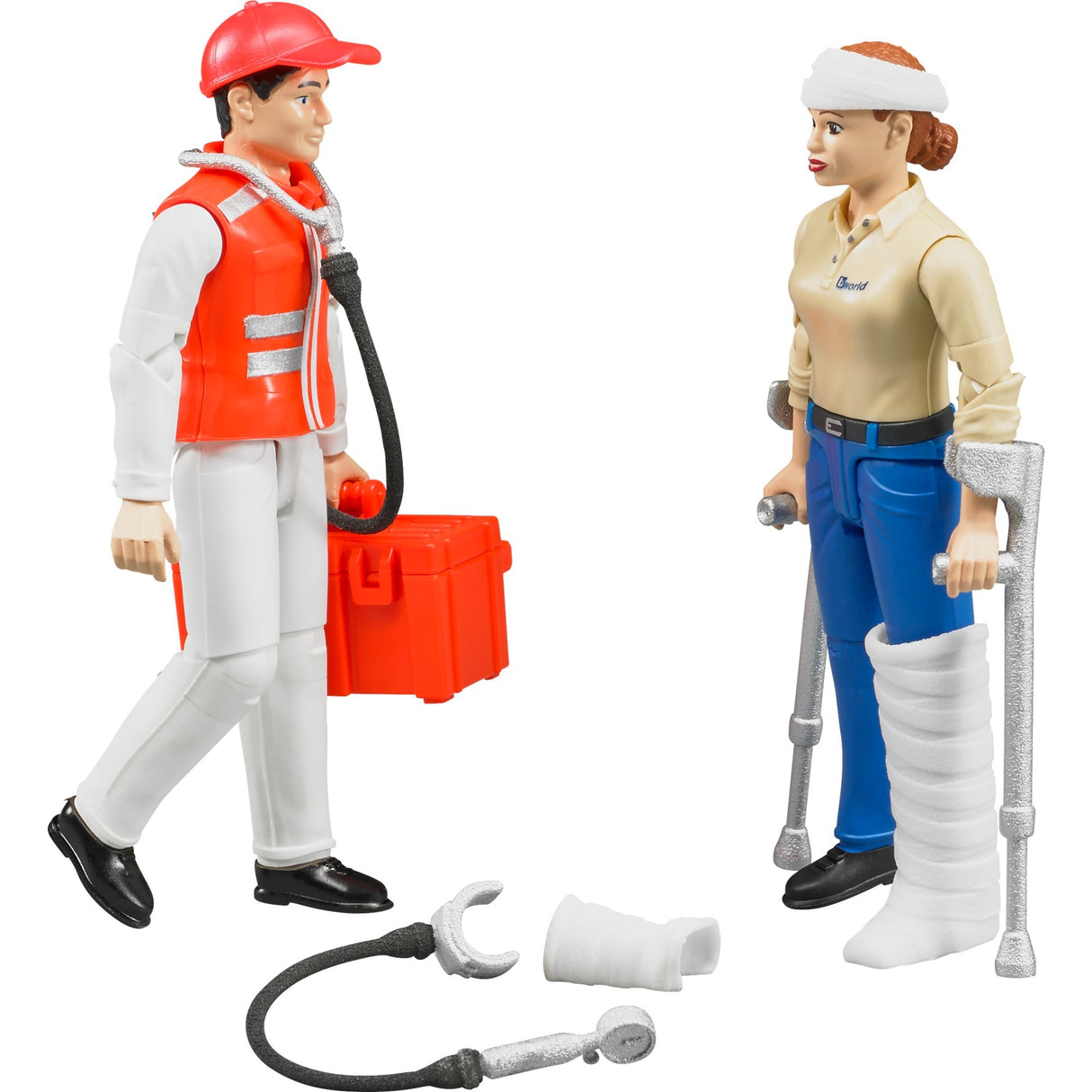 BRUDER BWWORLD RESPECURE Service -Figur Set Set