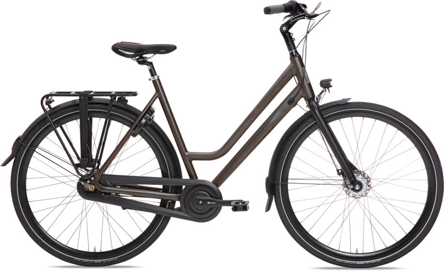 Hliníkový rám BSP Voyager 28 palců 50 cm dámy 7V Rollerbrake tmavě hnědá