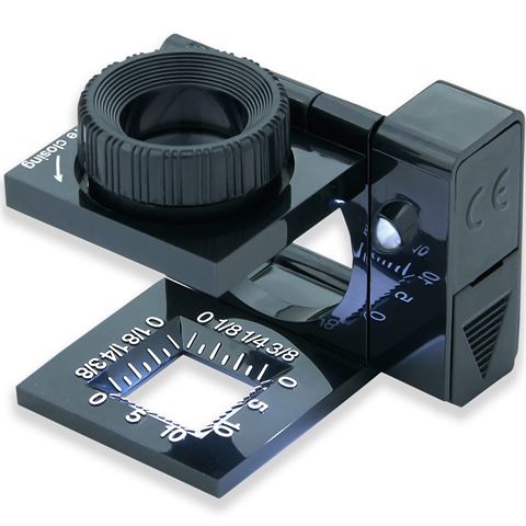 Carson Course counter foldable with LED 11.5x15mm