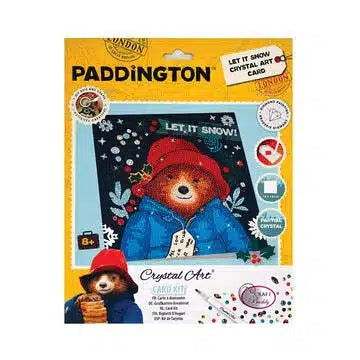 Diamantmaleri paddington la det snø julekort