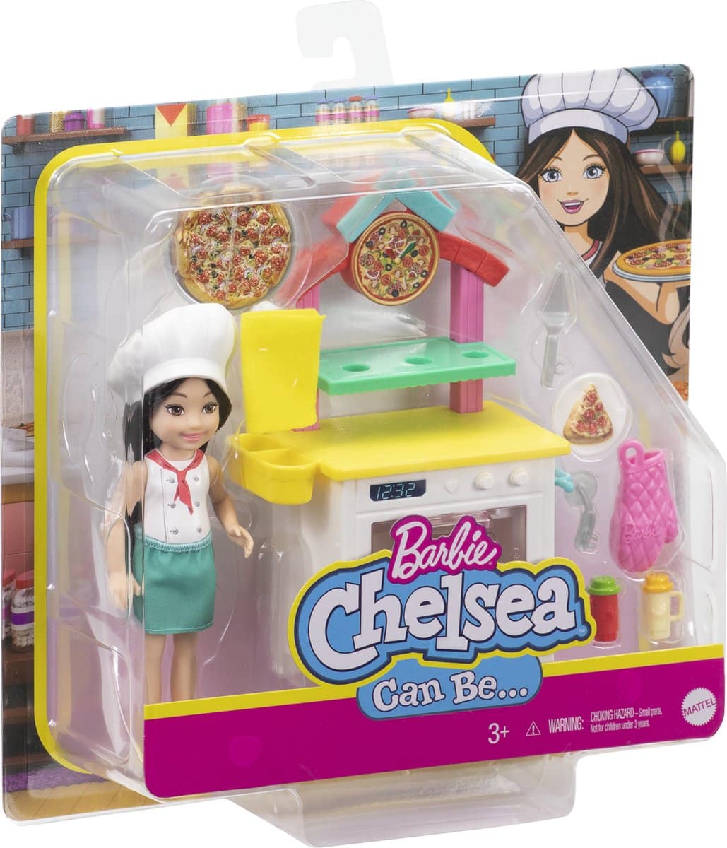 Barbie Chelsea může být pizzabakker Speelset