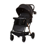 Chipolino Amber zložljivi buggy s stopalo obsidian črno
