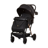 Chipolino Amber zložljivi buggy s stopalo obsidian črno