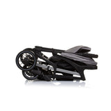 Chipolino Amber pliable buggy avec couvercle de pied en granit gris noir
