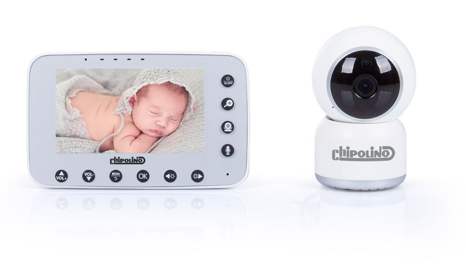 Chipolino Atlas Babyfoon mat Kamera 4.3 LCD-Display Baby Monitor