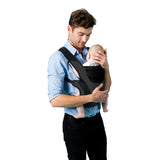 Chipolino Bobby Ergonomische Babytrage mit Hood Ebony