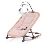 Chipolino Velvet fallable Rocking Stull mat mobil rose Waasser Holzstak