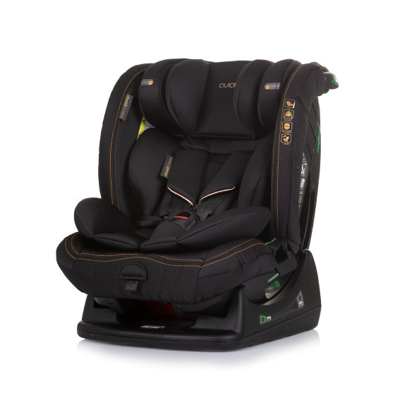 Seggiolino auto Chipolino Aviato I-size 40-150 cm Gruppo 0+, 1, 2 e 3 Obsidian Black