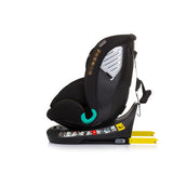 Seggiolino auto chipolino I-size 40-150 cm isofix 360 ° Obsidian nero