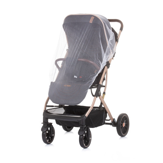Chipolino combo foldbar buggy med foddæksel ibenholt sort beige