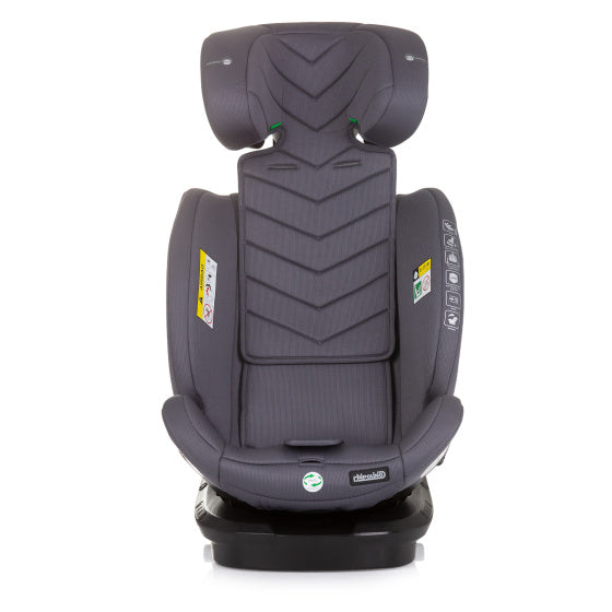 Chipolino avtosedež I-velikost 40-150 cm Isofix 360 ° Granit siva
