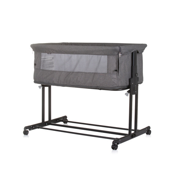 Caja de co-dormido chipolino zen con mosquito net granito gris