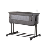 Caja de co-dormido chipolino zen con mosquito net granito gris
