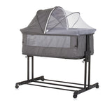 Caja de co-dormido chipolino zen con mosquito net granito gris