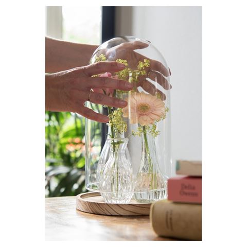 Clayre eef stolp 6gl2170 transparent 18x28 cm