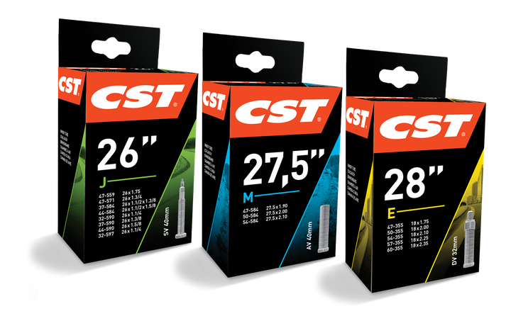 CST Innenrohr 26 x1.75-1 1 4 Etro 32 47-559 597, Ventil: Presta French 40 mm