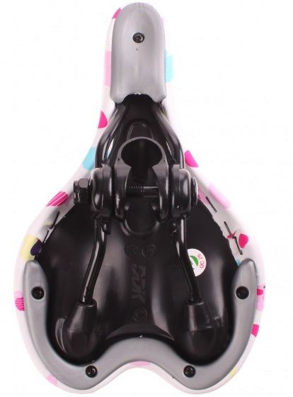 Cycletech bunny zadel kinderfiets wit 22 x 14 cm