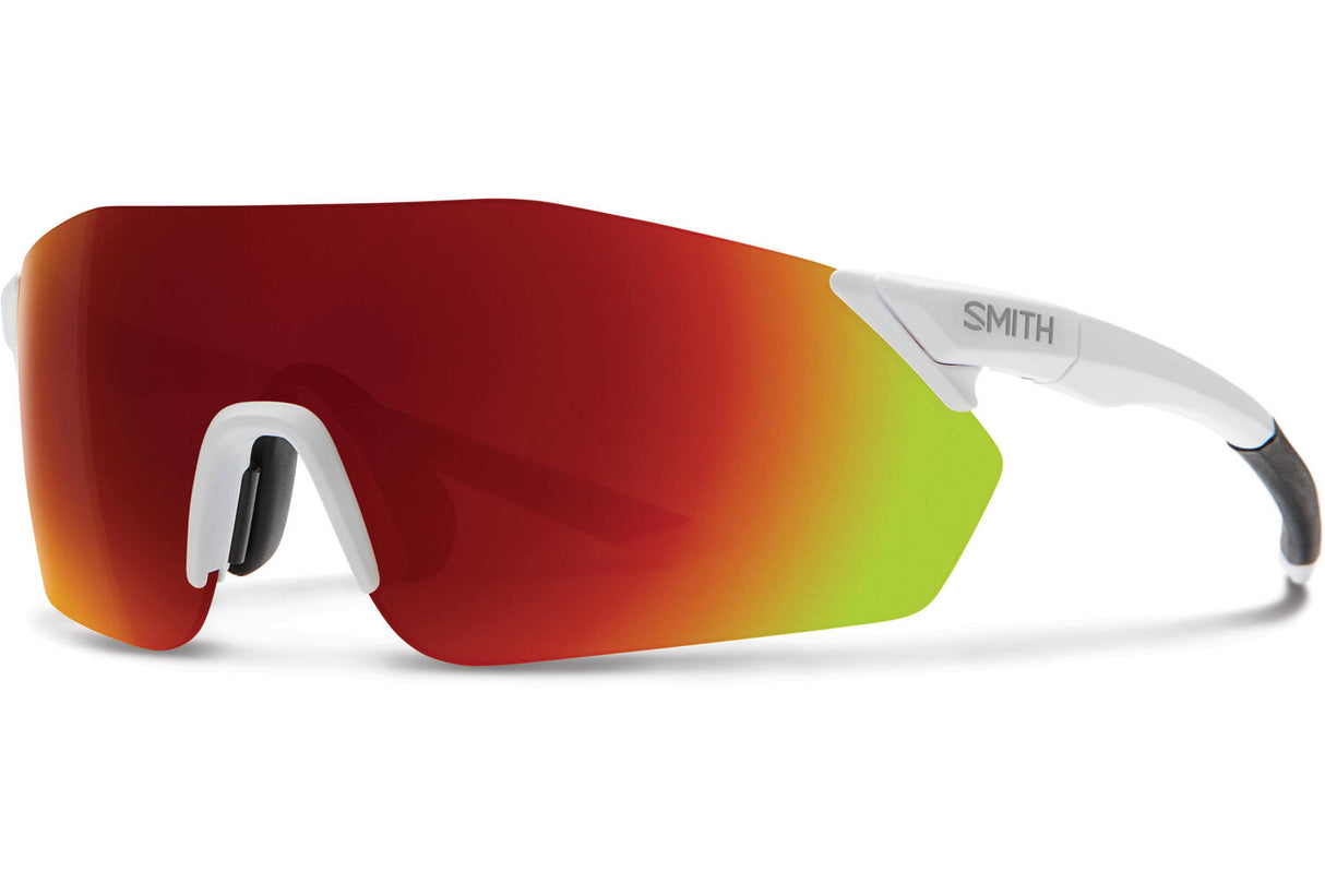 Gafas de rverbio smith espejo rojo de cromapop blanco mate