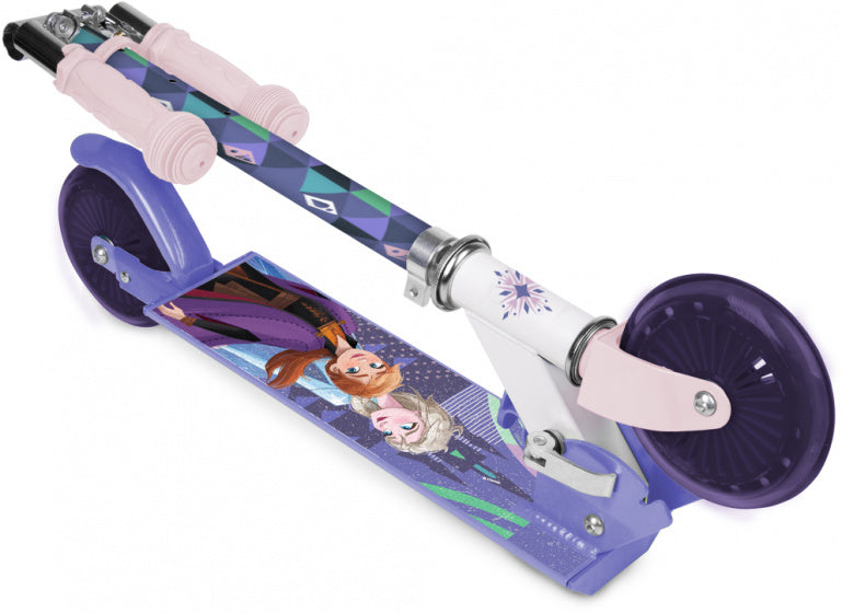 Disney Frozen 2 2-kolesni otroški korak Deklice Aluminijasta vijolična