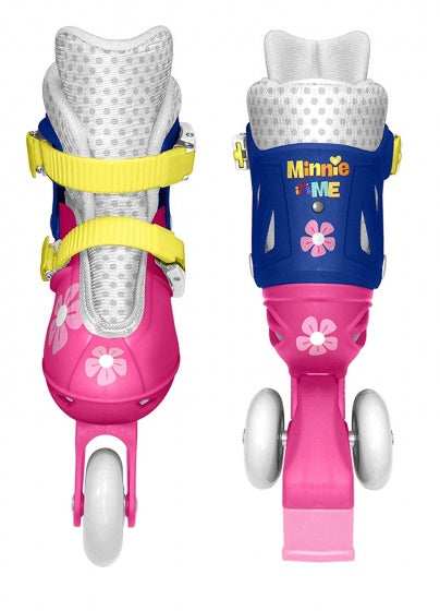 Minnie Mouse Inlinkates Hardboot Weißblau Größe 27 30