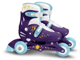 Disney Wish 2 in 1 TRI Inline Skates Semi-Softboat Purple Size 27-30